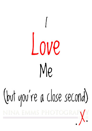 I love me (portrait)